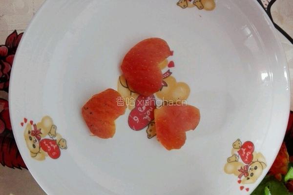 爱心苹果粒的做法图解3