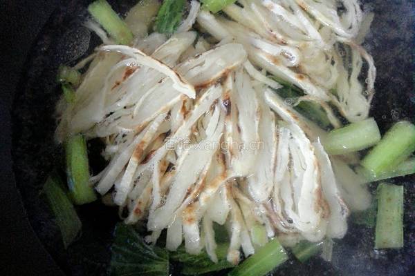 青菜鸡蛋烩饼的做法图解7