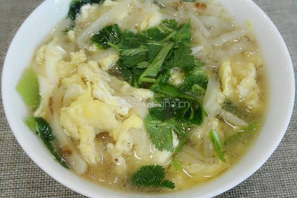 青菜鸡蛋烩饼的做法图解10