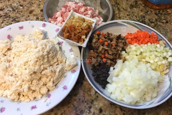 七彩豆腐泥的做法图解2