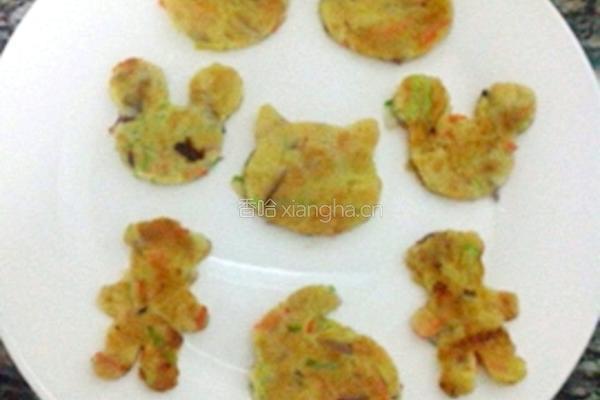 卡通蔬菜鸡蛋饼的做法图解5