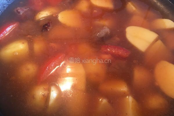 番茄土豆炖牛腩的做法图解7