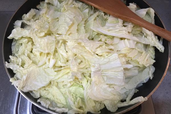 咸肉片炒白菜的做法图解7
