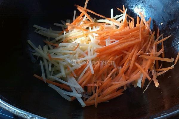 酸辣双丝的做法图解4