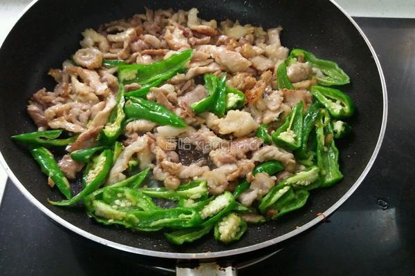 青椒小炒肉的做法图解6