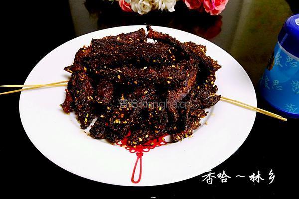 自制牛肉干的做法图解8