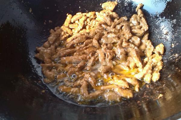 香辣西芹炒猪肉的做法图解6