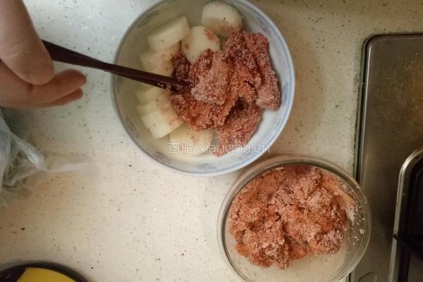 山药粉蒸肉的做法图解5