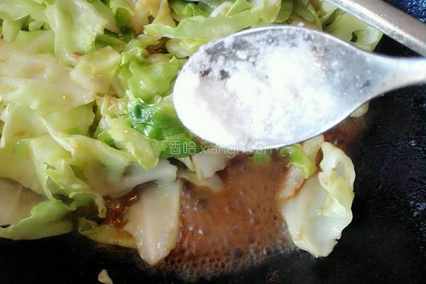 酱爆圆白菜的做法图解7