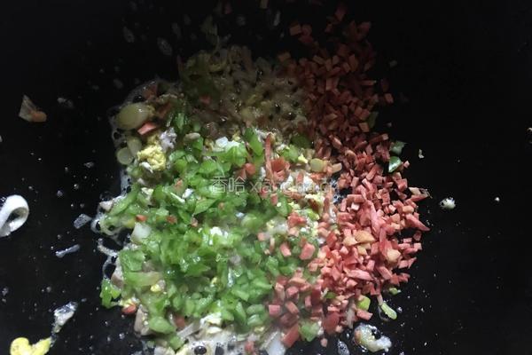 肥肠蛋炒饭的做法图解4