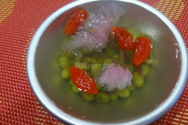 水晶绿豆双花糕的做法图解10