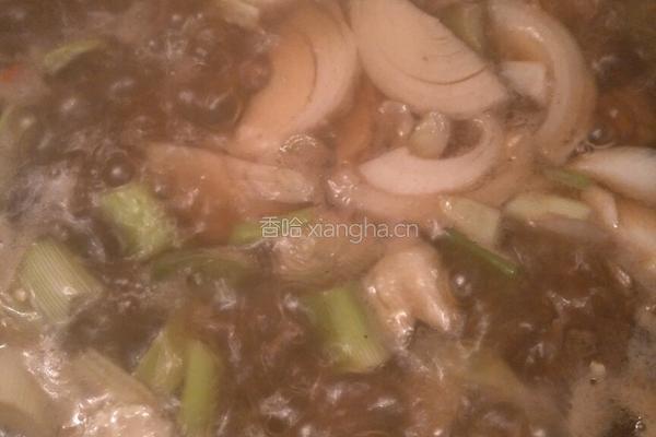 牛肉火锅汤底的做法图解6