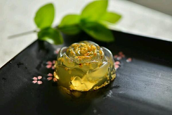 水晶桂花糕的做法图解5