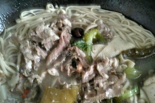羊肉火锅面的做法图解4