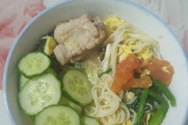 番茄鸡蛋青菜面的做法图解13