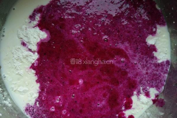火龙果椰蓉牛奶冻的做法图解5