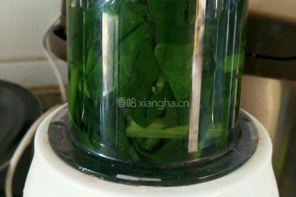 菠菜牛奶千层糕的做法图解2