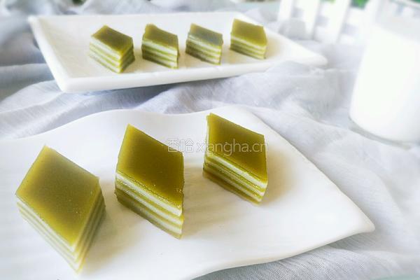 菠菜牛奶千层糕的做法图解15