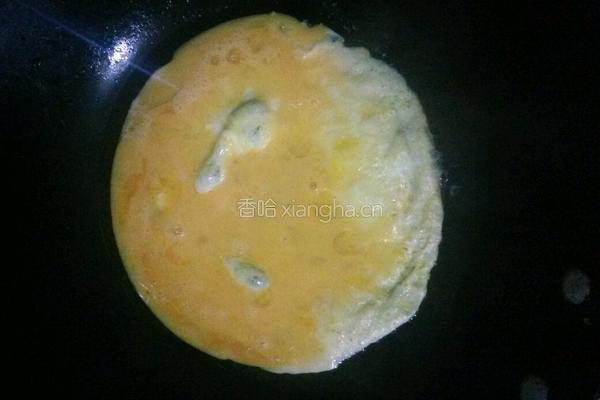 蒜苗炒鸡蛋的做法图解3