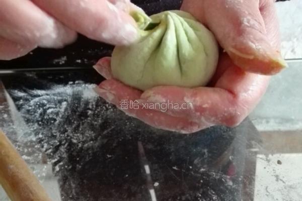 彩色素馅儿包子的做法图解12