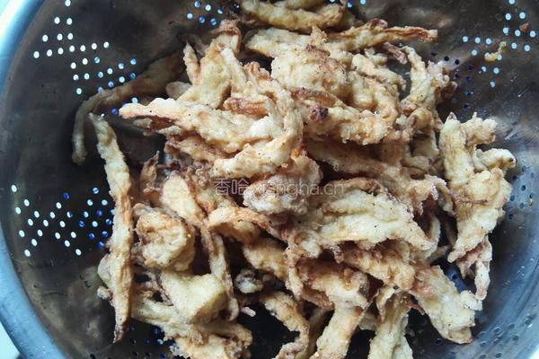 椒盐杏鲍菇的做法图解9