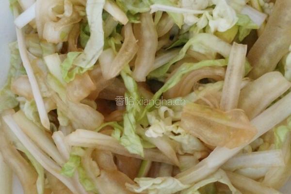 凉拌大白菜的做法图解5