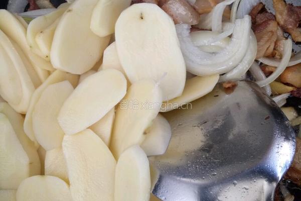 土豆青椒圆葱炒肉片的做法图解7