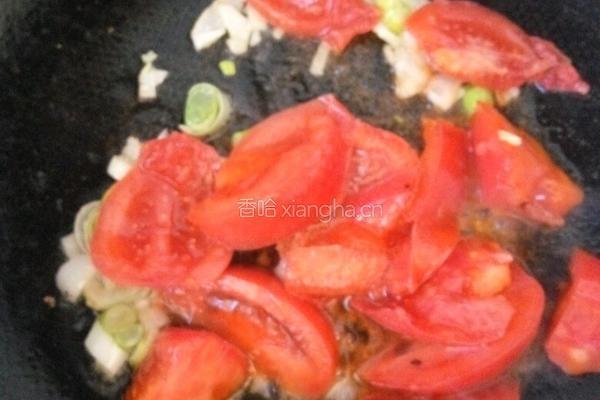 西红柿炒圆白菜的做法图解3