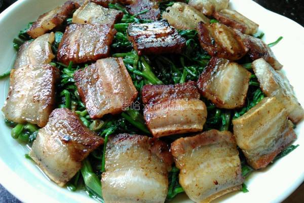 水芹南风肉的做法图解6