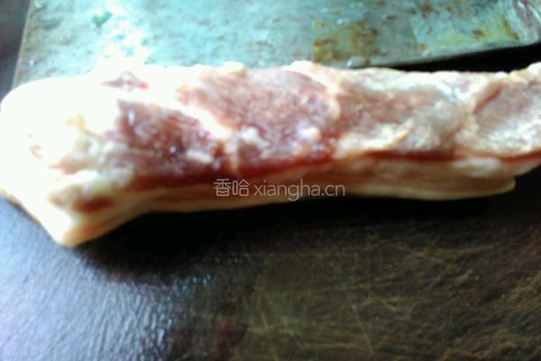 水芹南风肉的做法图解2