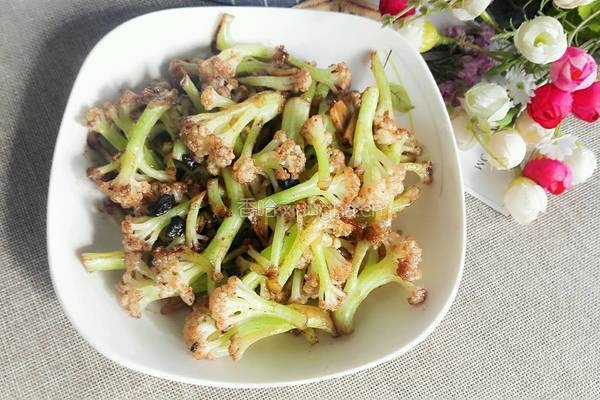 干煸豆豉菜花