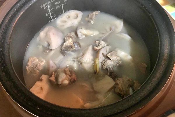 莲藕排骨汤的做法图解6