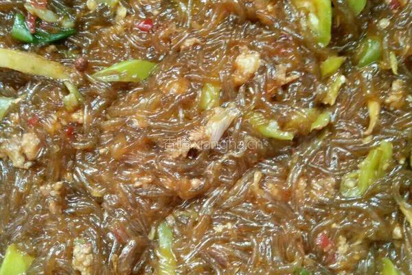 粉条肉末的做法图解6