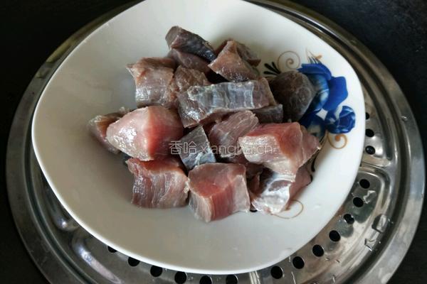 牛肉炒萝卜干的做法图解3