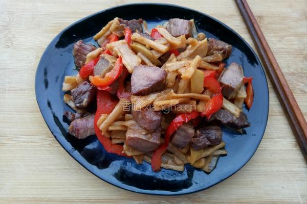牛肉炒萝卜干的做法图解14