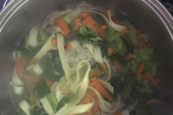 羊肉豌豆面的做法图解4
