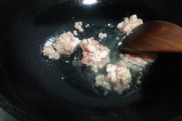 肉末小白菜的做法图解5