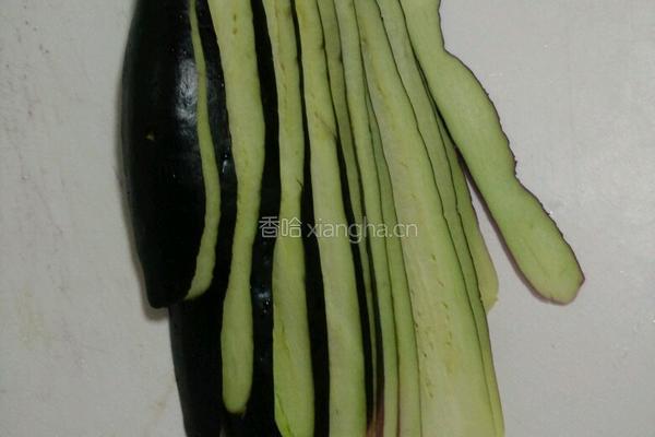 凉拌牛肉茄子的做法图解3