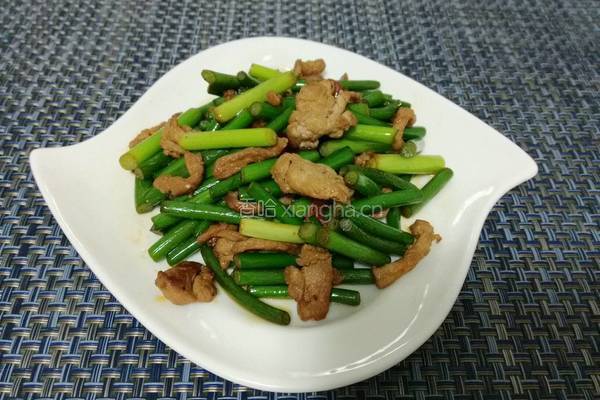 蒜苗藤椒油小炒肉的做法图解8