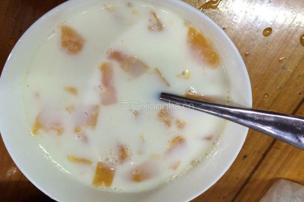 木瓜炖奶的做法图解7