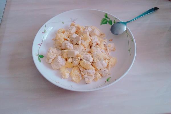 豆腐炒蛋的做法图解7