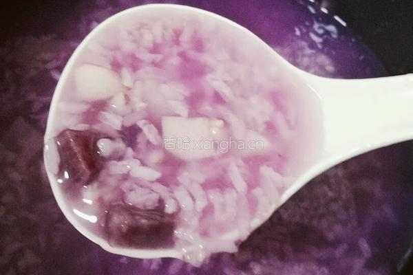 紫薯山药粥的做法图解5