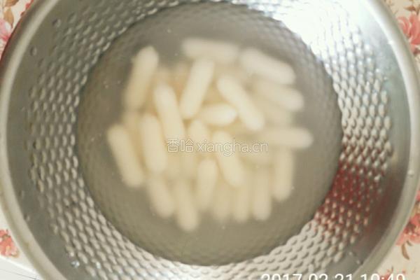 炒年糕(芝士年糕)的做法图解1