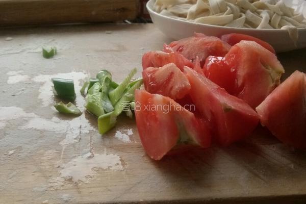 鸡蛋番茄手擀面的做法图解5