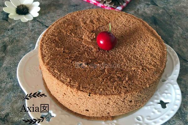 可可戚风蛋糕（六寸）的做法图解14