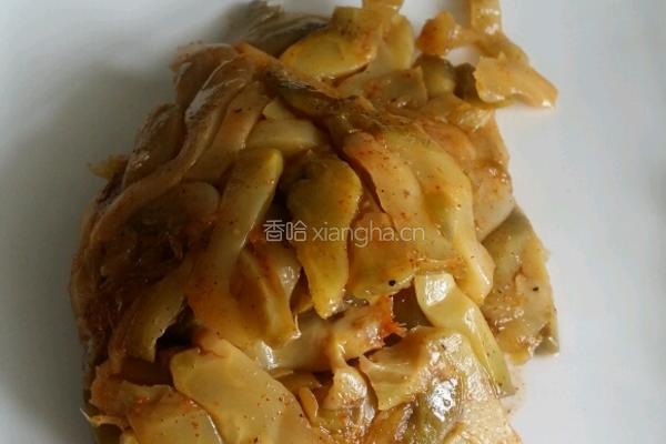 榨菜炒红肠的做法图解2