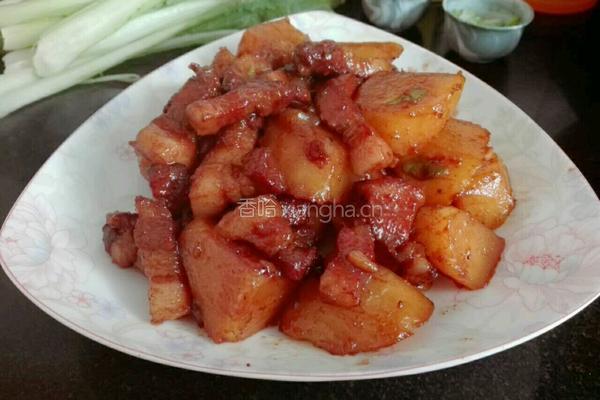 红烧马铃薯五花肉块的做法图解21