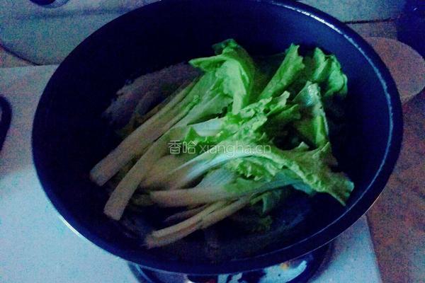花式肉末淋白菜的做法图解1