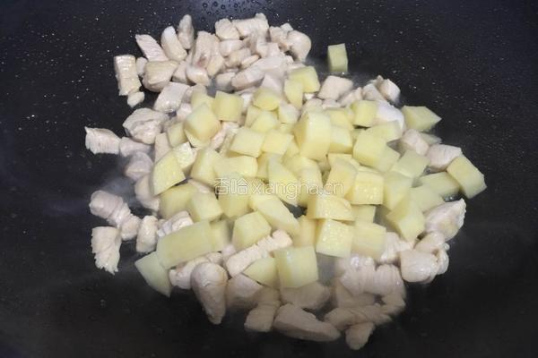 咖喱土豆鸡块饭的做法图解5