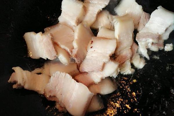 蒜苗回锅肉的做法图解9